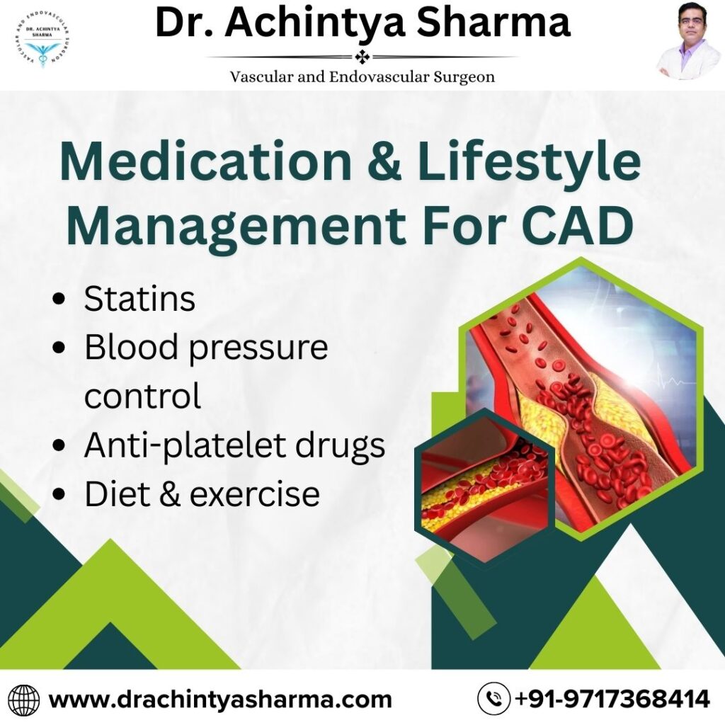 Medication and Lifestyle Management for CAD