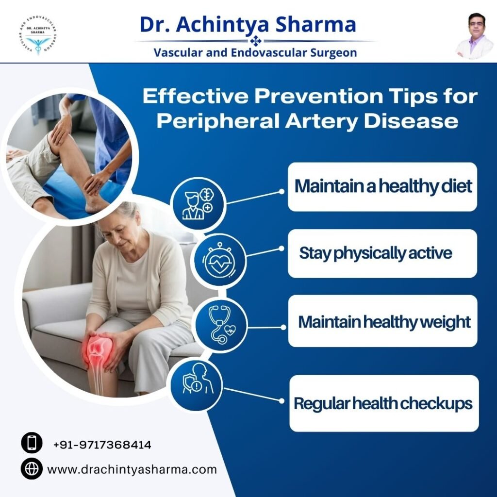 efftive prevention tips peripheral artery disease 