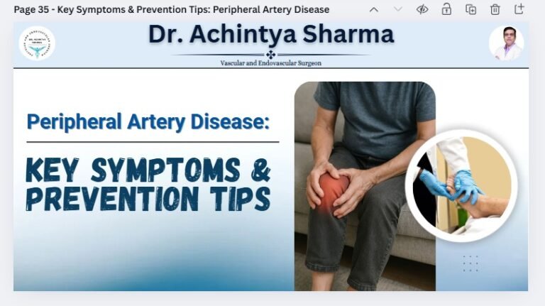 Read more about the article Peripheral Artery Disease: Key Symptoms and Prevention Tips