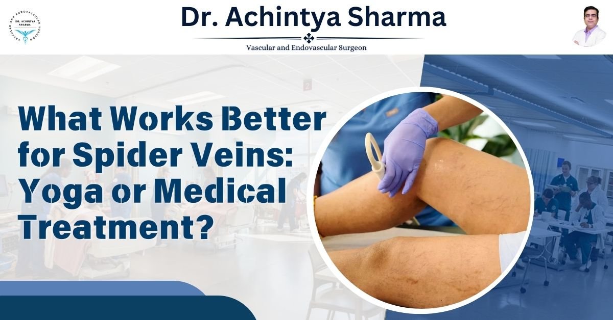 You are currently viewing What Works Better for Spider Veins: Yoga or Medical Treatment?