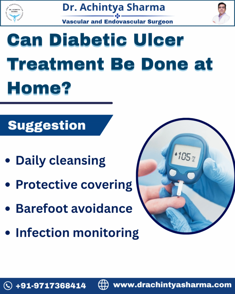 Can Diabetic Ulcer Treatment Be Done at Home